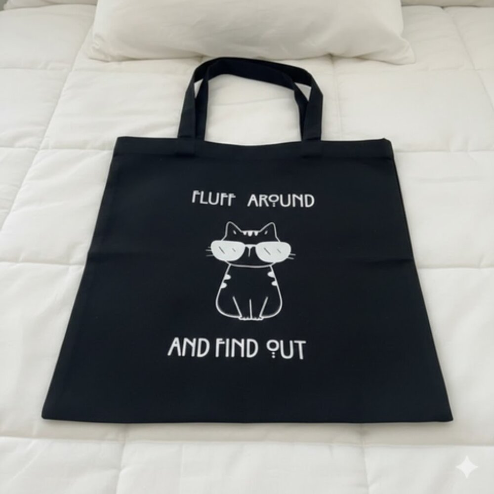 Black Cat Tote Bag